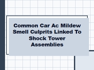 Shock Tower Assemblies and Car Air Conditioning Mildew